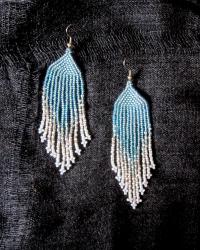 Beaded Fringe Earrings