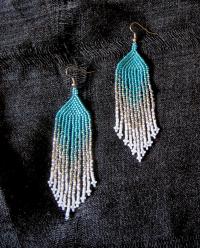 Beaded Fringe Earrings