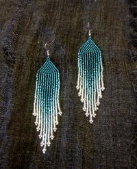 Beaded Fringe Earrings