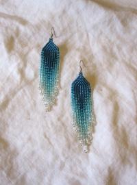 Beaded Fringe Earrings