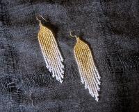 Beaded Fringe Earrings