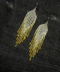 Beaded Fringe Earrings
