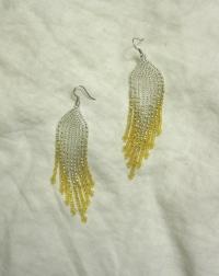 Beaded Fringe Earrings