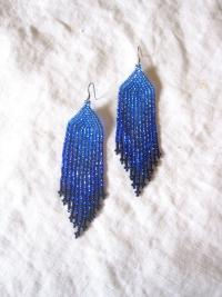 Beaded Fringe Earrings