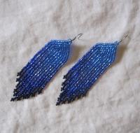 Beaded Fringe Earrings