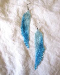 Beaded Fringe Earrings