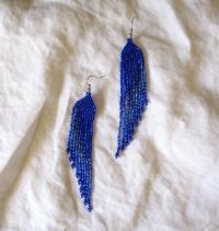 Beaded Fringe Earrings