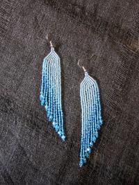 Beaded Fringe Earrings