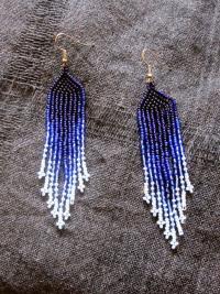 Beaded Fringe Earrings