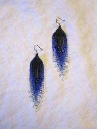 Beaded Fringe Earrings