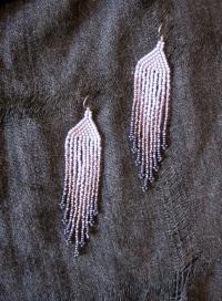 Beaded Fringe Earrings