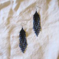 Beaded Fringe Earrings
