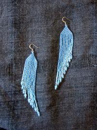 Beaded Fringe Earrings