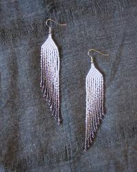 Beaded Fringe Earrings