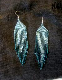 Beaded Fringe Earrings