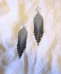 Beaded Fringe Earrings