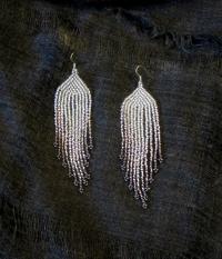 Beaded Fringe Earrings