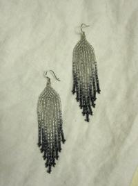 Beaded Fringe Earrings