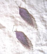 Beaded Fringe Earrings