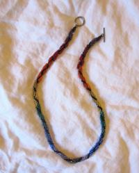 Rainbow Necklace - with matching bracelet