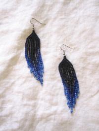 Beaded Fringe Earrings