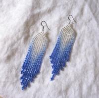 Beaded Fringe Earrings