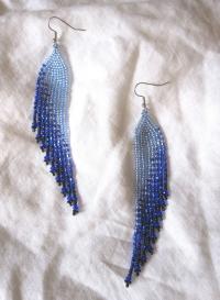 Beaded Fringe Earrings