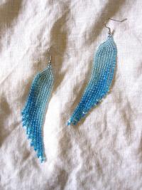 Beaded Fringe Earrings
