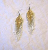Beaded Fringe Earrings
