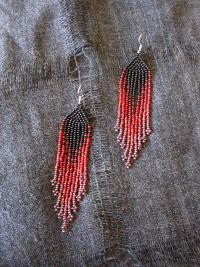 Beaded Fringe Earrings