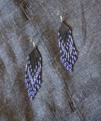 Beaded Fringe Earrings