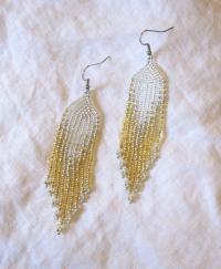 Beaded Fringe Earrings
