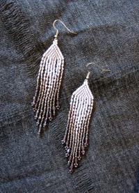 Beaded Fringe Earrings