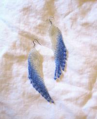 Beaded Fringe Earrings