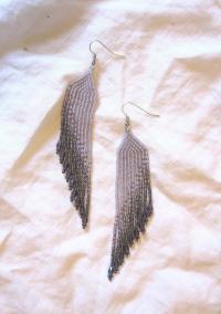 Beaded Fringe Earrings
