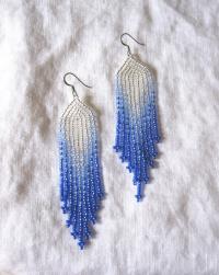 Beaded Fringe Earrings