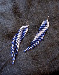 Beaded Fringe Earrings