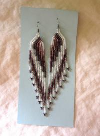 Beaded Fringe Earrings