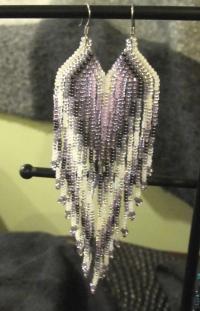 Beaded Fringe Earrings