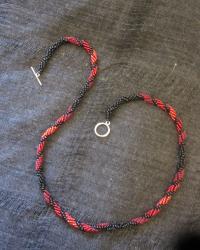 Spiral Stitch Necklace