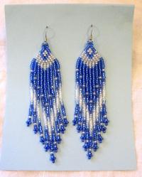 Beaded Fringe Earrings