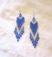 Beaded Fringe Earrings