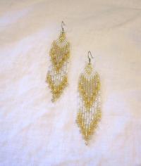 Beaded Fringe Earrings