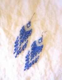 Beaded Fringe Earrings