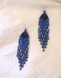 Beaded Fringe Earrings