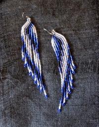 Beaded Fringe Earrings