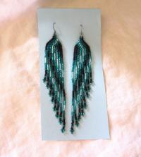 Beaded Fringe Earrings