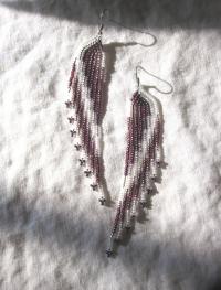 Beaded Fringe Earrings