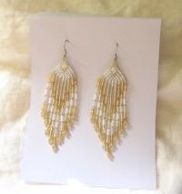 Beaded Fringe Earrings