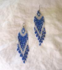 Beaded Fringe Earrings